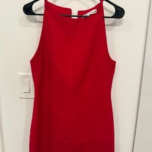 ZARA Red Sleeveless Mini Dress Size S